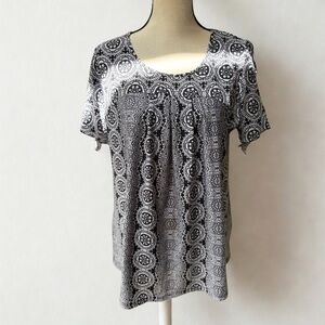 Studio Works Monochrome Paisley Blouse